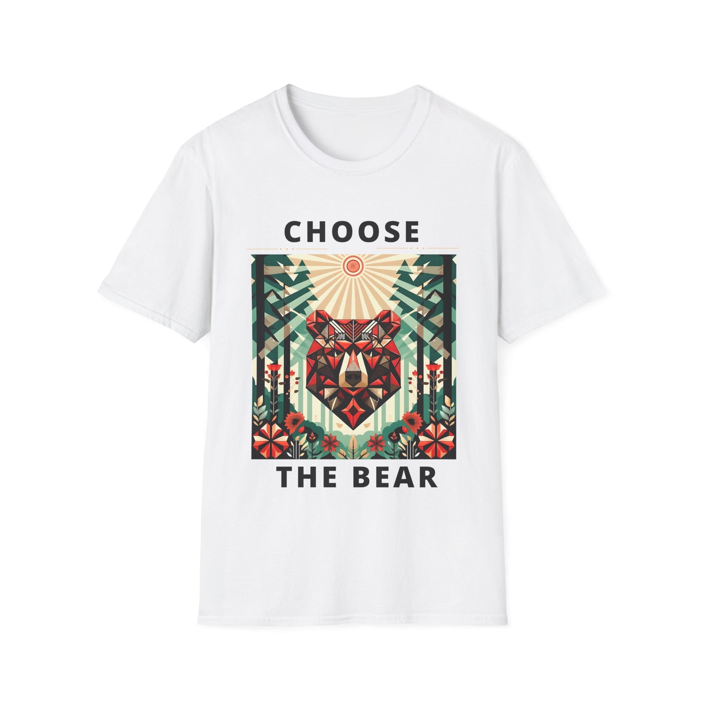 Choose The Bear  T-Shirt 4B Movement for Women's Empowerment - Bear Matèse Forest