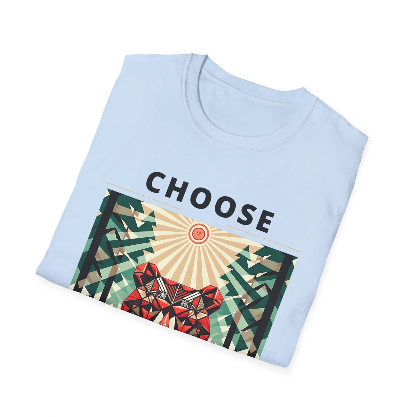 Choose The Bear  T-Shirt 4B Movement for Women's Empowerment - Bear Matèse Forest