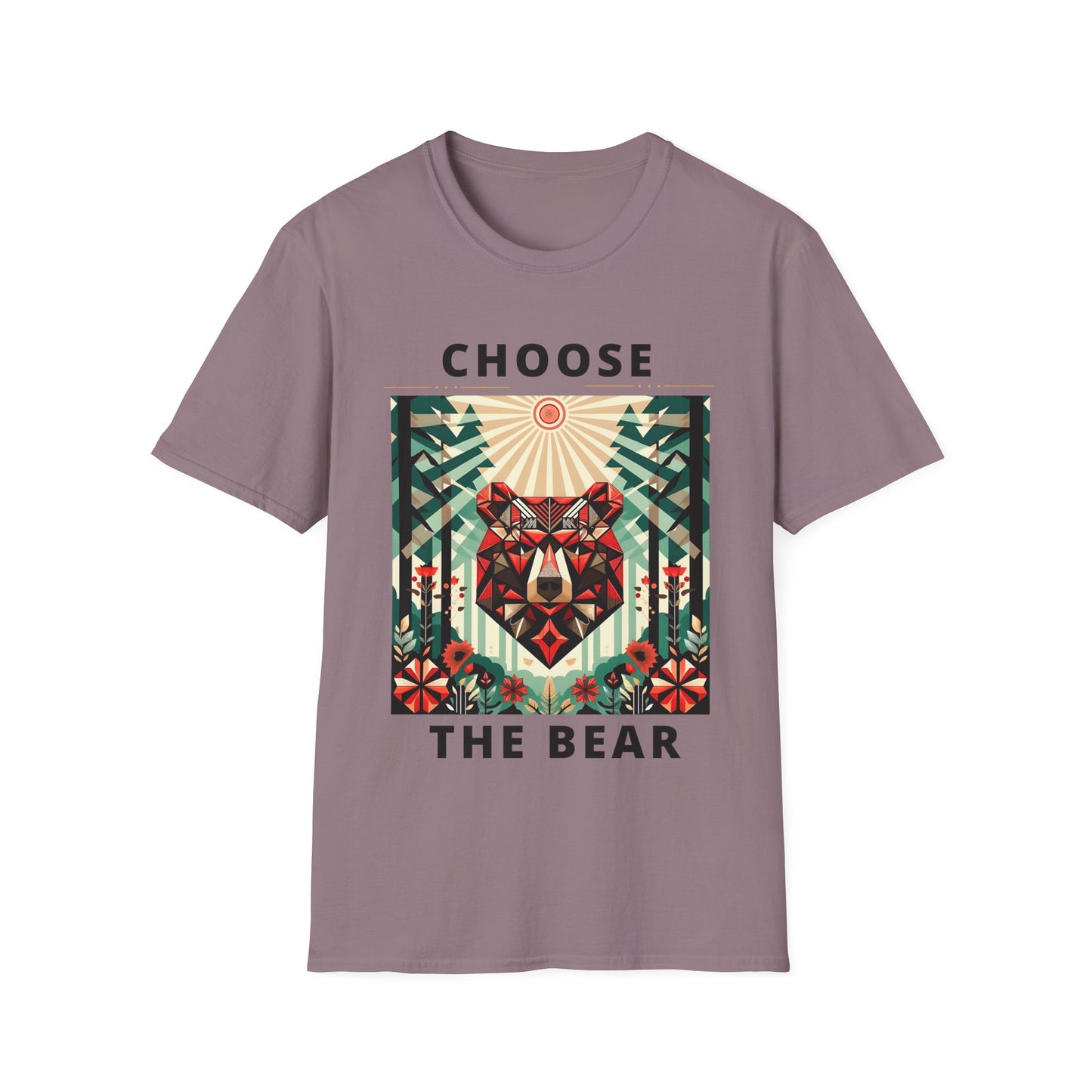 Choose The Bear  T-Shirt 4B Movement for Women's Empowerment - Bear Matèse Forest