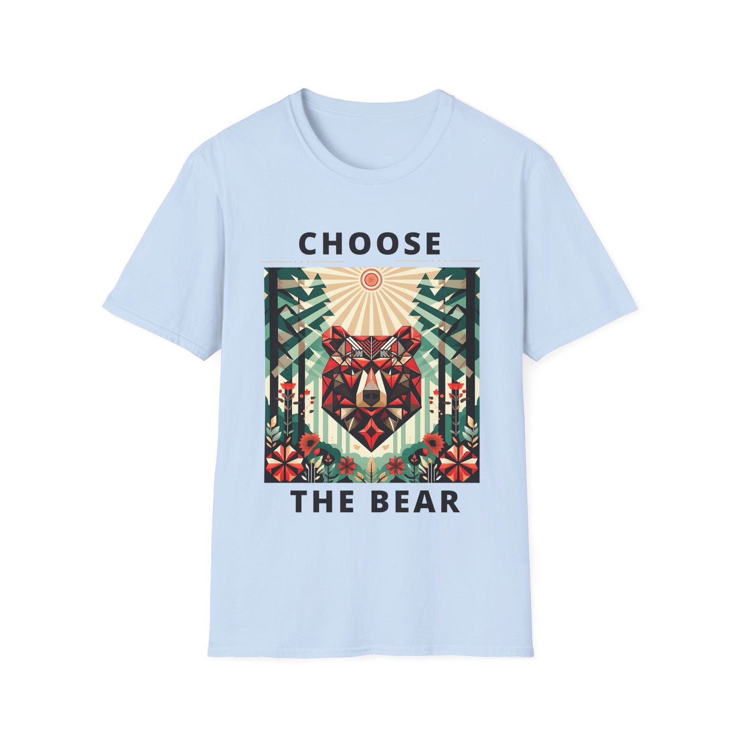 Choose The Bear  T-Shirt 4B Movement for Women's Empowerment - Bear Matèse Forest