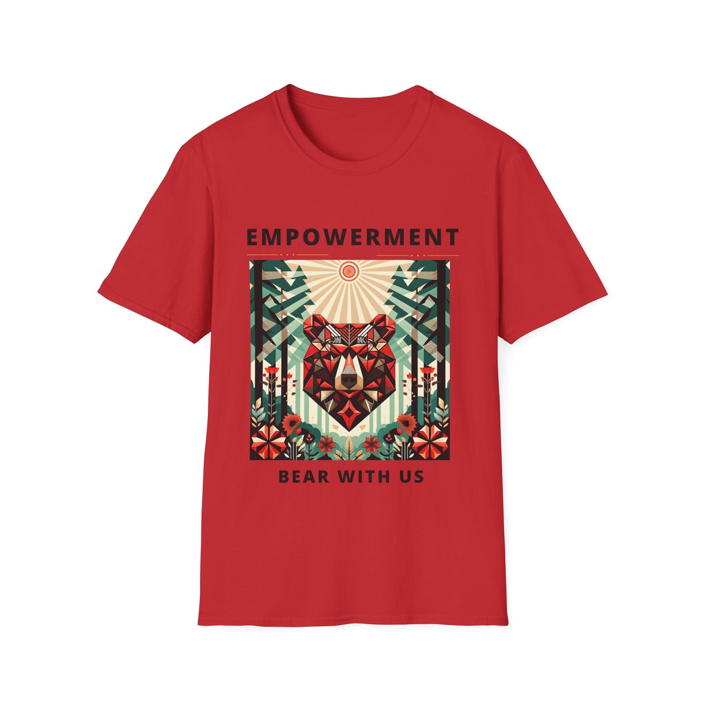 Bear With Us  T-Shirt 4B Movement for Women's Empowerment - Bear Matèse Forest