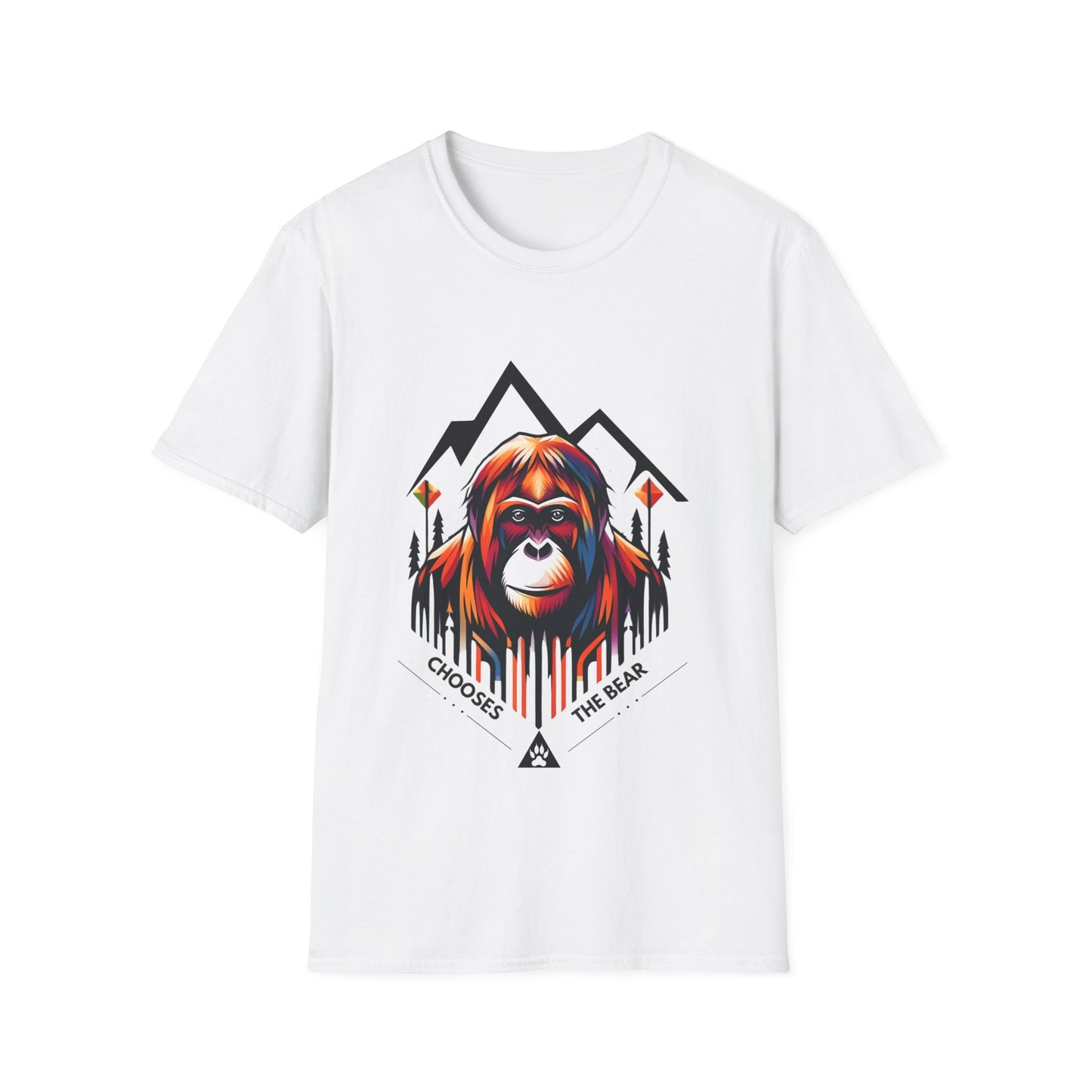 Orangutan's Choice: Bear Over Man Empowerment" T-Shirt