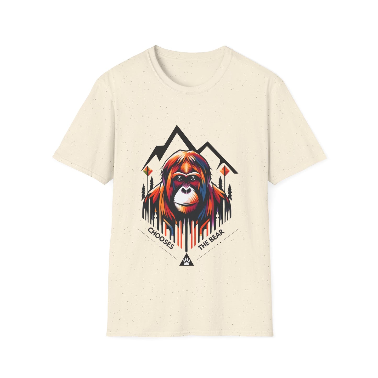 Orangutan's Choice: Bear Over Man Empowerment" T-Shirt