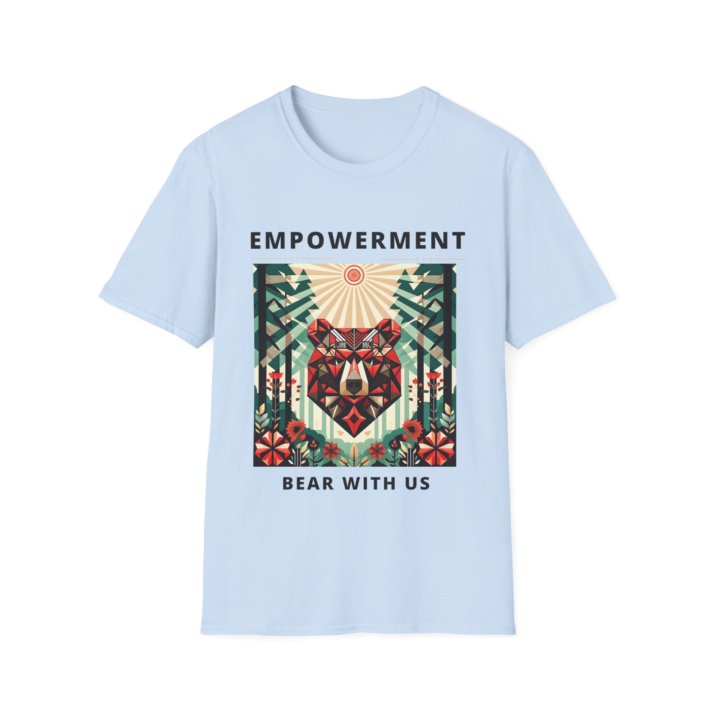 Bear With Us  T-Shirt 4B Movement for Women's Empowerment - Bear Matèse Forest