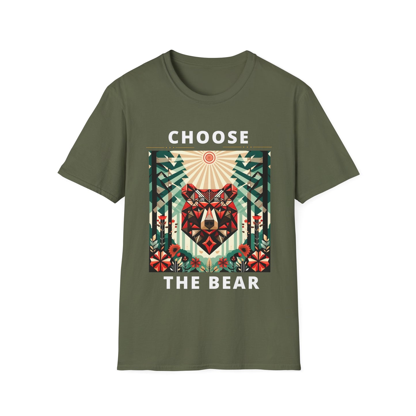 Choose The Bear  T-Shirt 4B Movement for Women's Empowerment - Bear Matèse Forest