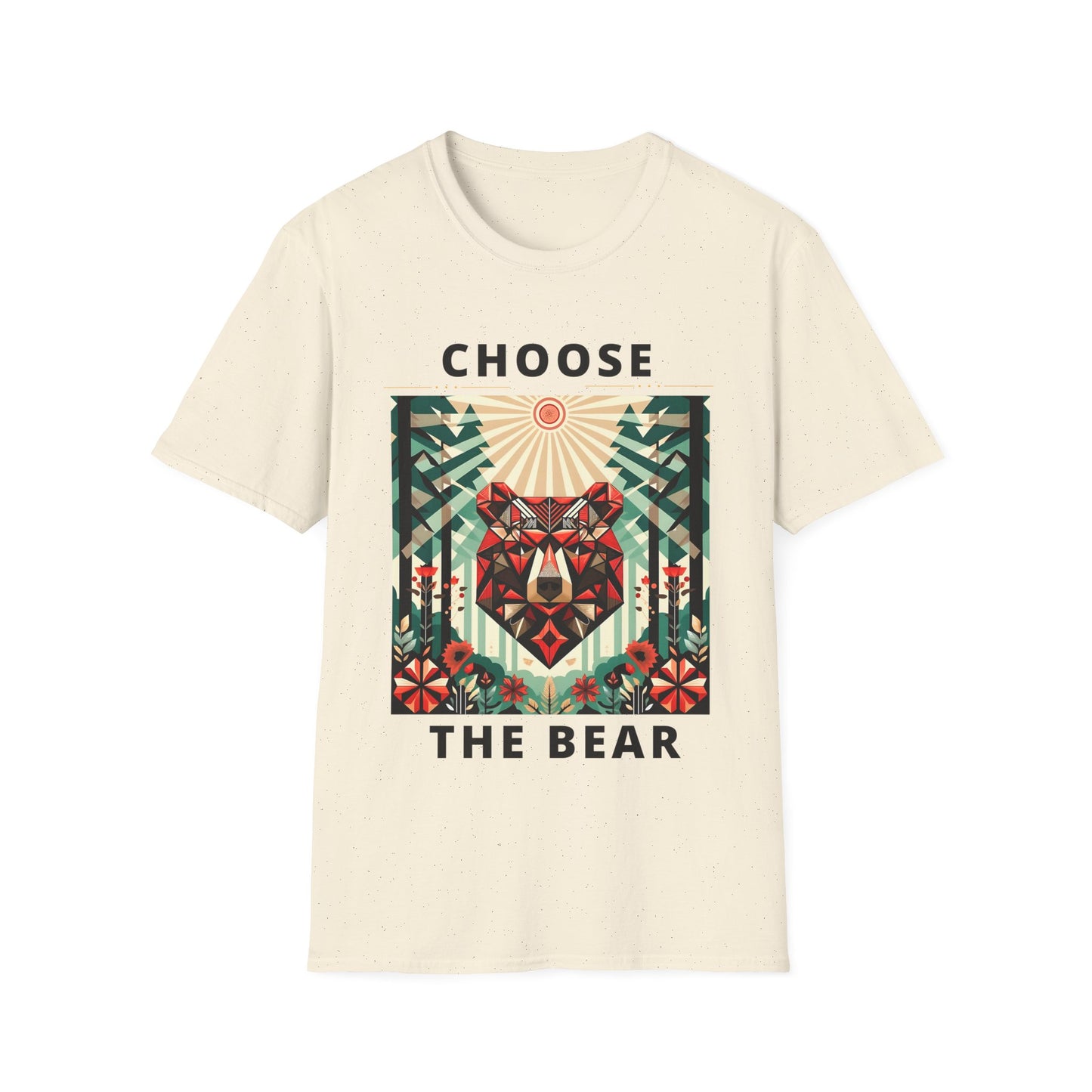 Choose The Bear  T-Shirt 4B Movement for Women's Empowerment - Bear Matèse Forest