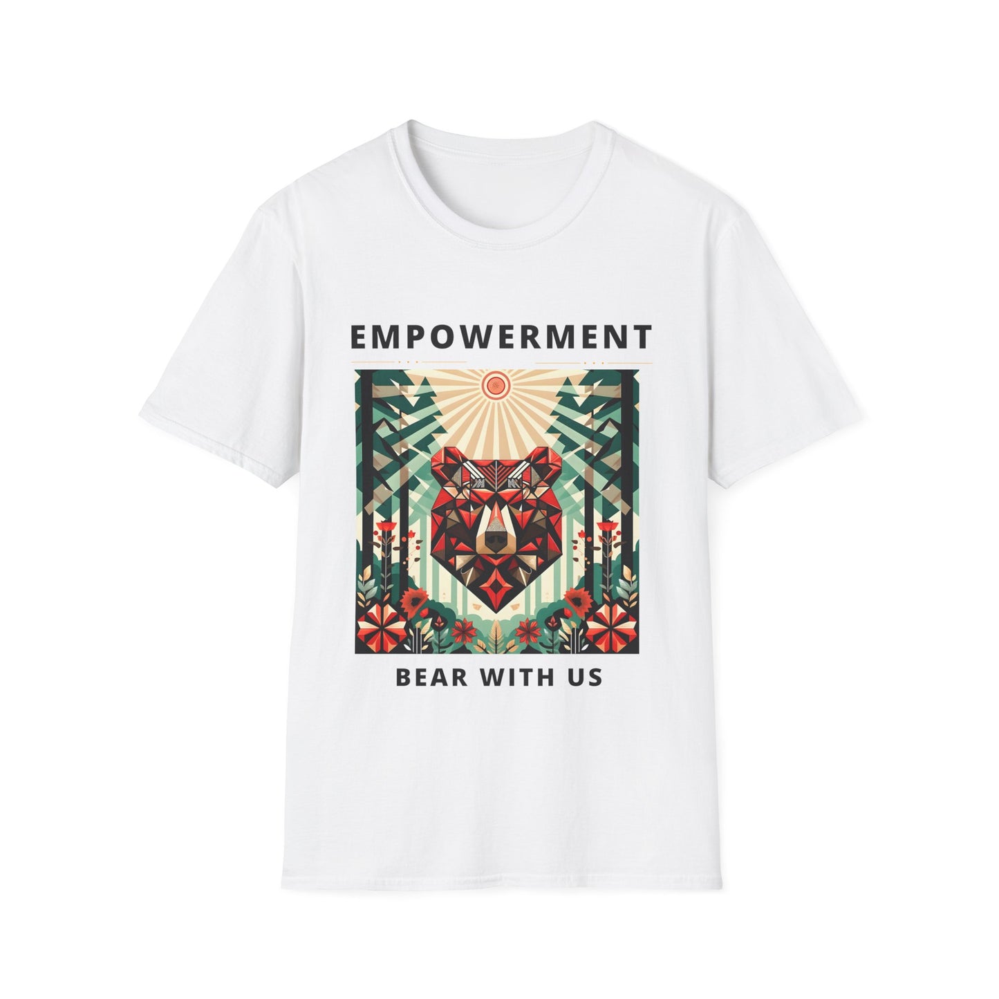 Bear With Us  T-Shirt 4B Movement for Women's Empowerment - Bear Matèse Forest